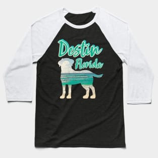 Destin Florida Vintage-Look Baseball T-Shirt